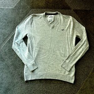 Hollister Cardigan (Grey & Maroon)